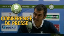Conférence de presse ESTAC Troyes - Clermont Foot (0-1) : Rui ALMEIDA (ESTAC) - Pascal GASTIEN (CF63) - 2018/2019
