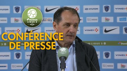 Conférence de presse Paris FC - Red Star  FC (1-1) : Mecha BAZDAREVIC (PFC) - Faruk HADZIBEGIC (RED) - 2018/2019