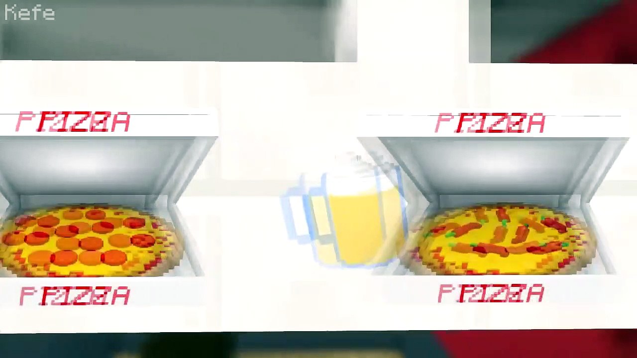 Monster School: WORK AT PIZZA PLACE! - Minecraf...