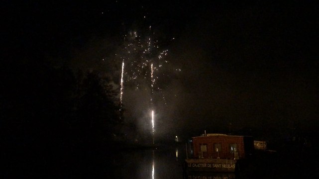 Feu d’artifice de Noël à Pontivy