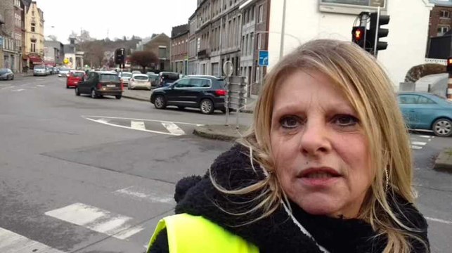 Carine, la Gilet jaune de Verviers, explique comment elle doit galérer