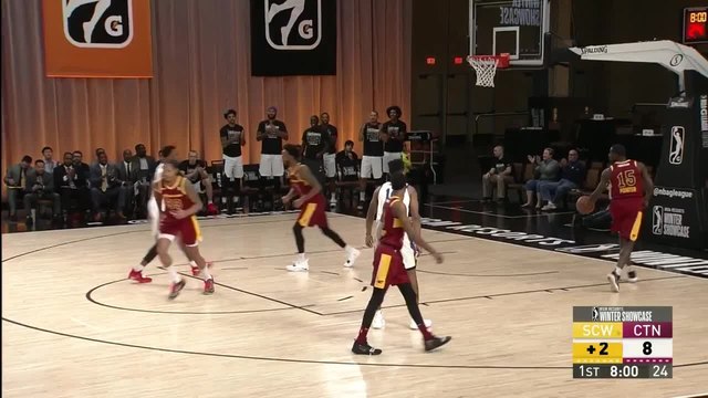 Antonius Cleveland slams home the alley-oop
