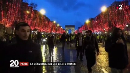 "Gilets jaunes" : vives tensions en fin de journée sur les Champs-Élysées