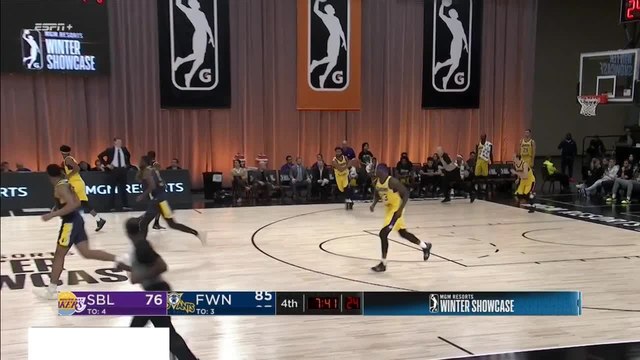 Omari Johnson hammers it home