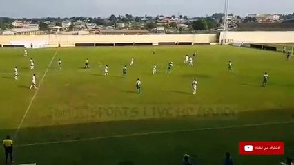 شاهد هدف الفوز لفريق مبيري الغابوني على الرجاء  بتعليق  رائع جدا