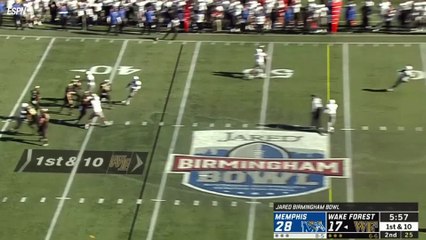 Memphis vs. Wake Forest Birmingham Bowl Highlights (2018)