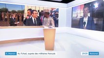 Emmanuel Macron en visite au Tchad auprès des militaires français