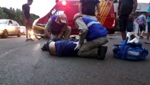 Motociclista sofre fratura em colisão de trânsito no São Cristóvão
