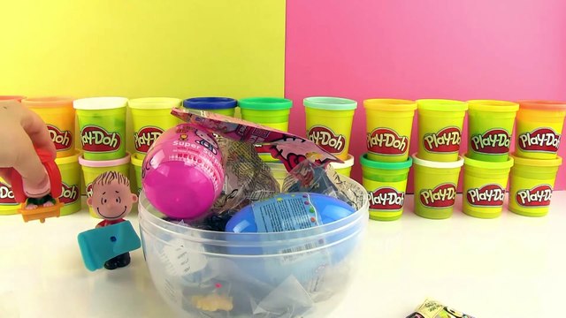 Snoopy Oyun Hamuru DEV Sürpriz Yumurta Açma Minişler Hello Kitty Oyuncakları