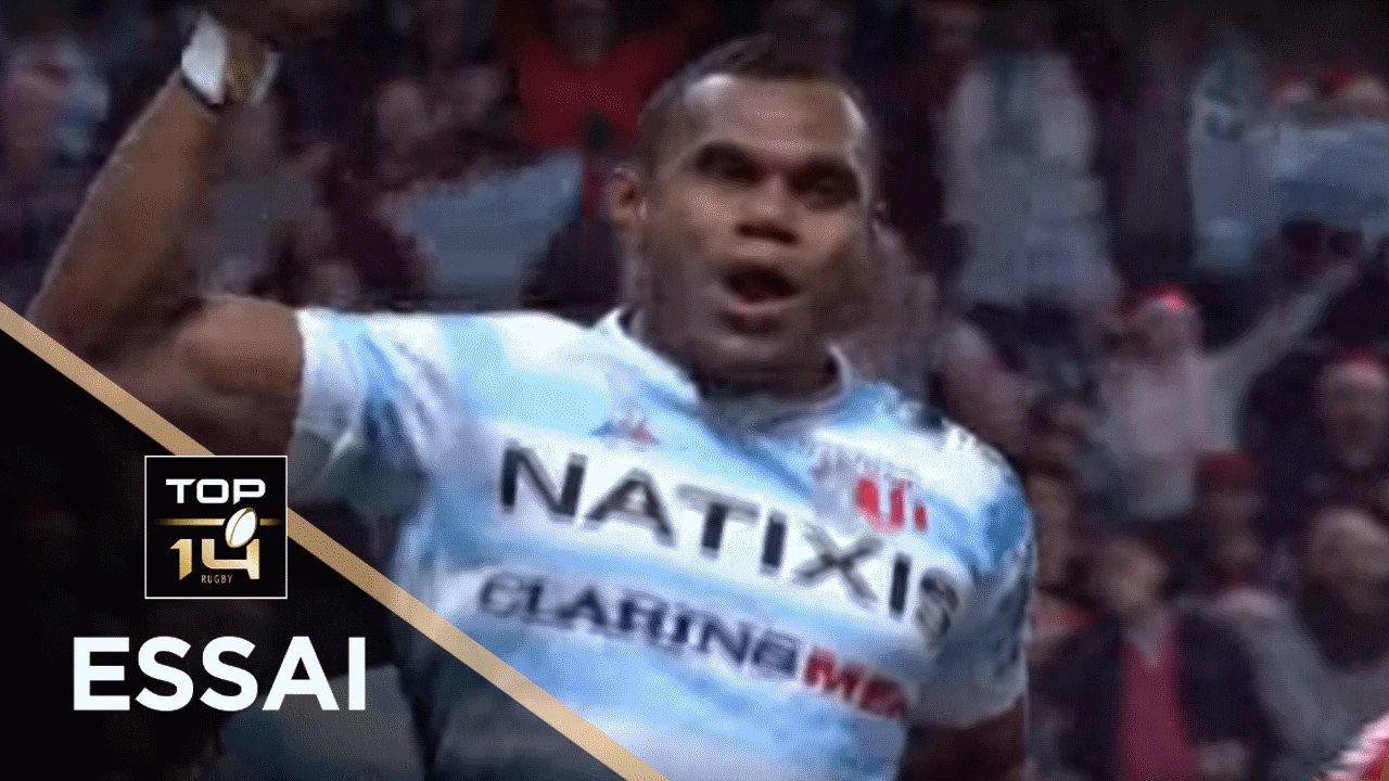 TOP 14 - Essai Leone NAKARAWA 1 (R92) - Racing 92 - Perpignan - J12 - Saison 2018/2019
