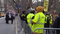 Fransa Başkonsolosluğu önünde 'sarı yelekliler' protestosu - NEW YORK