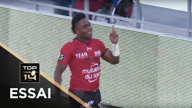 TOP 14 - Essai Filipo NAKOSI 1 (RCT) - Toulon - Lyon - J12 - Saison 2018/2019