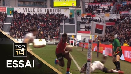 TOP 14 - Essai Filipo NAKOSI 2 (RCT) - Toulon - Lyon - J12 - Saison 2018/2019