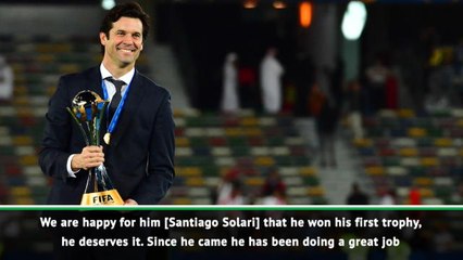 Solari deserves first trophy...he's been great - Modric