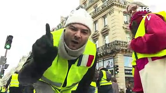 Gilets jaunes : manifestations éparses au coeur de Paris