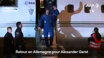 ISS: l'astronaute allemand Alexander Gerst arrive à Cologne