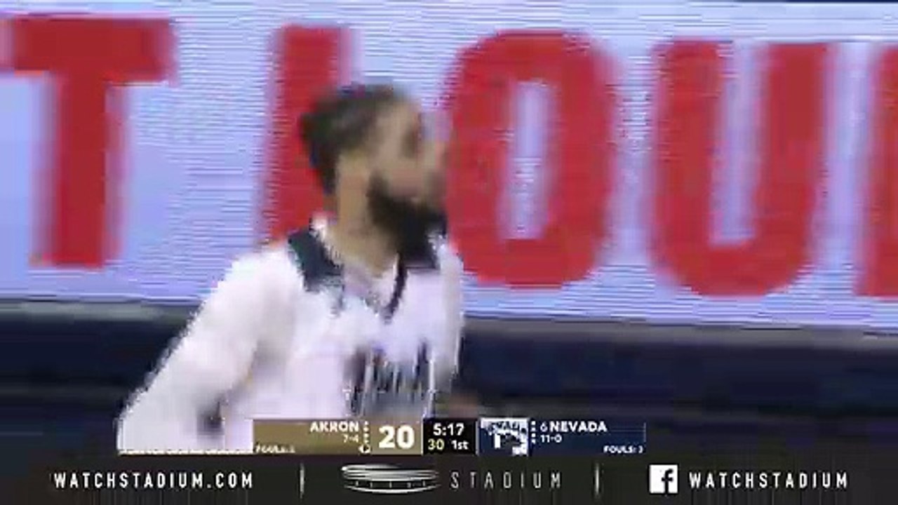 Akron vs. No. 6 Nevada Basketball Highlights (2018-19)