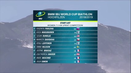 CdM biathlon - sprint F d'Hochfilzen, 13 décembre 2018 (partie 1 sur 2)