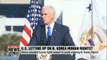 Pence canceled human rights speech to avoid angering N. Korea: Report
