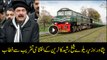 Minister for Railways Sheikh Rasheed addresses inauguration ceremony in Peshawar