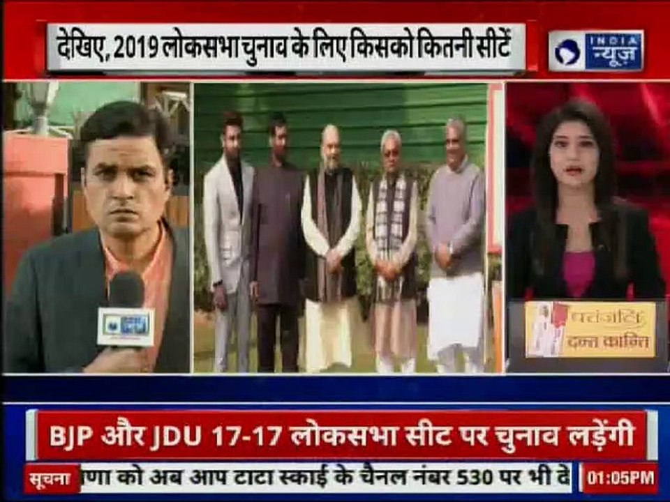 2019 लोकसभा चुनाव के लिए किसको कितनी सीटे, देखिये इस वक़्त की बड़ी ख़बर