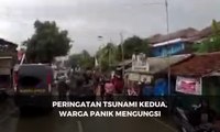 Peringatan Tsunami Berbunyi, Warga Panik Mengungsi