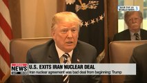 Iran nuclear deal: Trump's exit