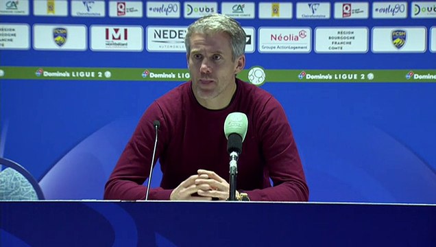 La réaction de Mickaël Landreau après Sochaux - FC Lorient (1-0) 18-19