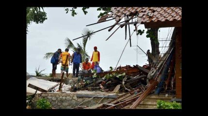 Les images du tsunami en Indonésie et des dégâts