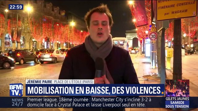 Manifestation: mobilisation en baisse des gilets jaunes