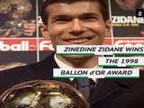 حدث في مثل هذا اليوم: كرة قدم: زيدان يفوز بالكرة الذهبيّة عام 1998
