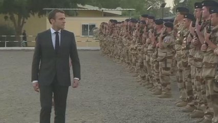 Macron praises French troops in Sahel region