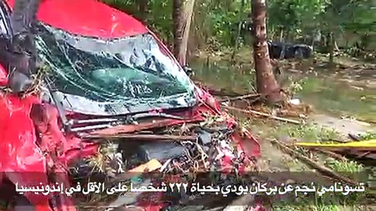 تسونامي نجم عن بركان يودي بحياة 222 شخصا على ال...