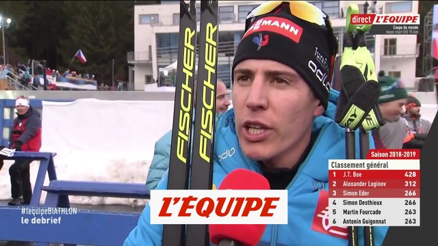 Fillon Maillet «Vraiment content» - Biathlon - CM (H)