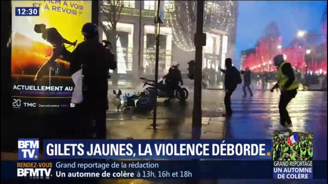 Gilets jaunes: violences et gestes xénophobes en marge de la mobilisation ce week-end
