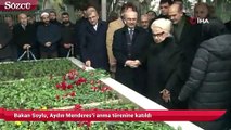 Bakan Soylu, Aydın Menderes’i anma törenine katıldı