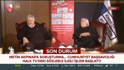 Metin Akpınar hakkında soruşturma açıldı