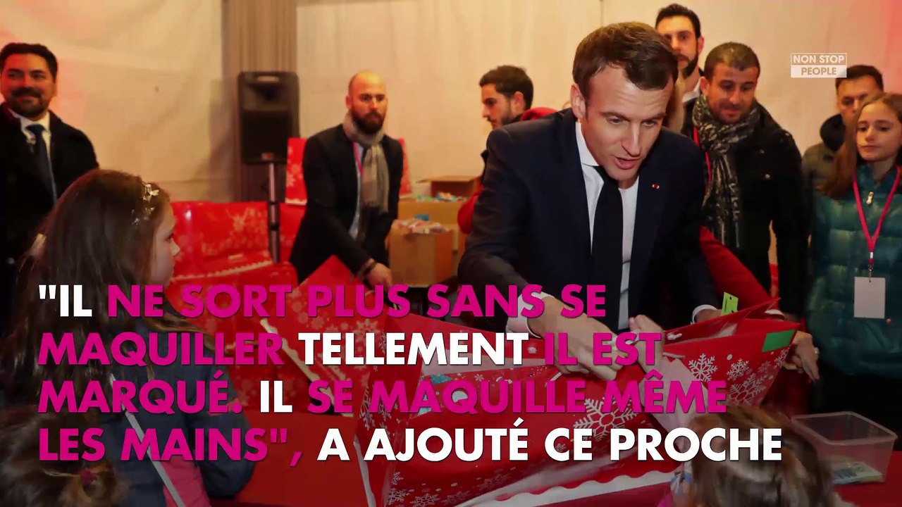 Emmanuel Macron épuisé ? Il se maquille pour camoufler la fatigue