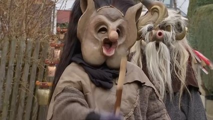 En Allemagne, des monstres dansent pour effrayer l'hiver