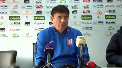 Hatayspor - Balıkesirspor maçının ardından