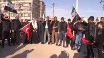 Suriyeliler Türkiye'ye Destek İçin Toplandı - Şanlıurfa