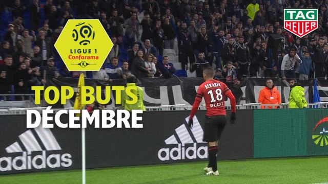 Top buts Ligue 1 Conforama - Décembre (saison 2018/2019)