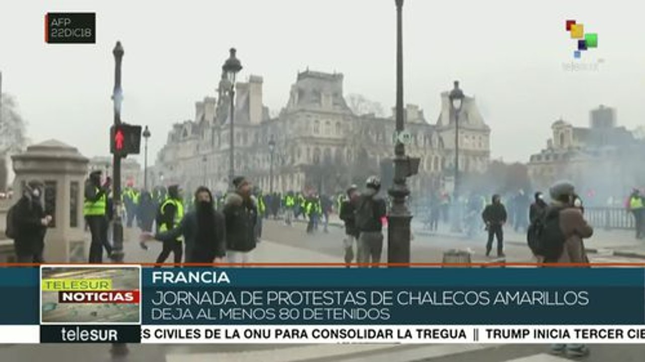 Los Chalecos Amarillos se movilizan nuevamente en Francia