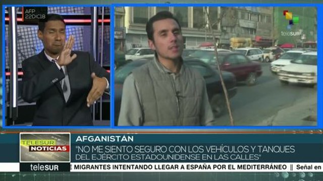 Ciudadanos de Afganistán apoyan el retiro de tropas de EEUU