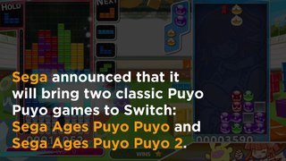 Sega Ages Puyo Puyo and Puyo Puyo 2 Coming to Switch
