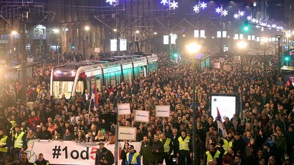"Жёлтые жилеты" в Белграде