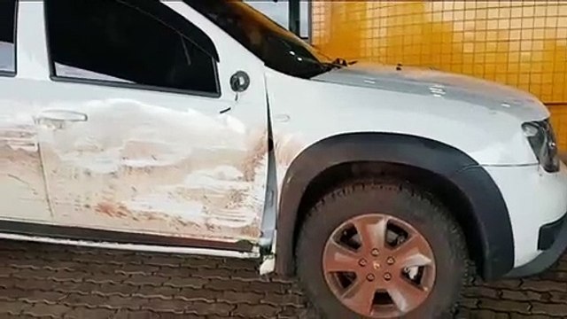 PRF localiza diversas munições em pneu estepe de Duster