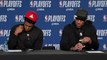 Lowry & DeRozan Postgame conference   Cavs vs Raptors Game 1   May 1, 2018   NBA Playoffs