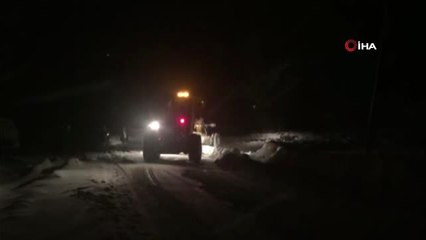 Kar Nedeniyle Kapanan ve 150'den Fazla "Silikozis" Hastası Bulunan Köyün Yolları Açıldı