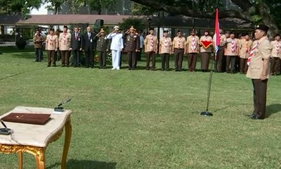 Presiden Lantik Budi Waseso Sebagai Ketua Kwartir Nasional Gerakan Pramuka